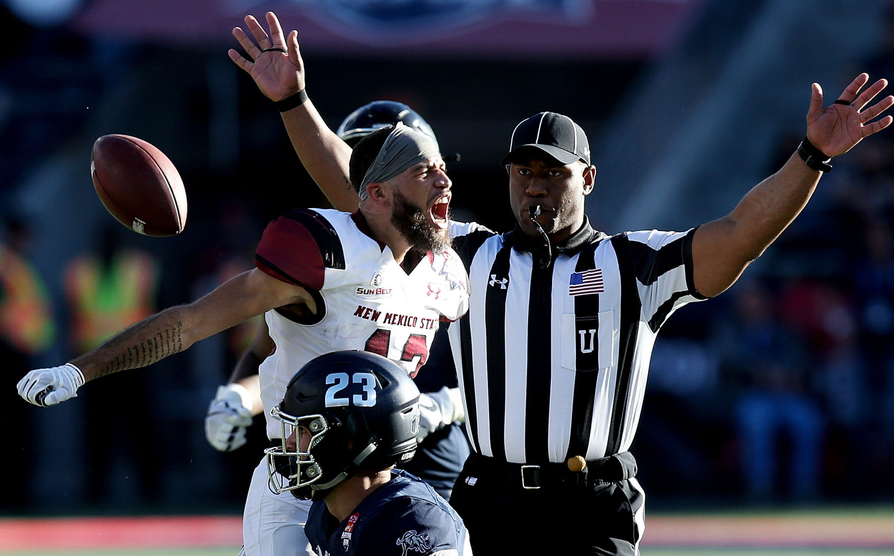 New Mexico State 26, Utah State 20